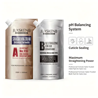 OEM Professional Hair Straightening Cream Anti-Frizz Hair Relaxer Cream for Curly Hair Salon Use Factory Direct