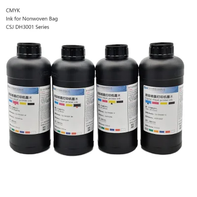 CSJ-DH3001 Series Printer Ink CMYK Large Capacity 1000ML UV Ink Use for Digital Printer Novowen Bag Printing