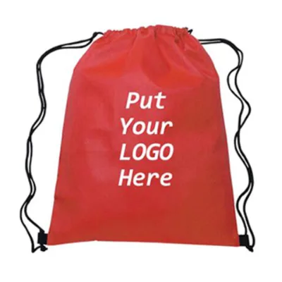 Cheap Fashion eco-friendly custom 210D nylon polyester drawstring bag for kids