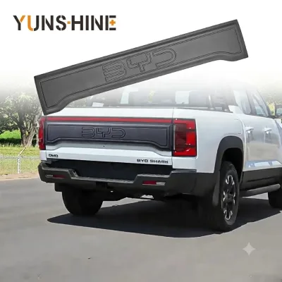 For BYD Shark Pickup Truck Tailgate Trim Panel Exterior Decoration Trunk Tailgate Guard Cover Panel Accessories