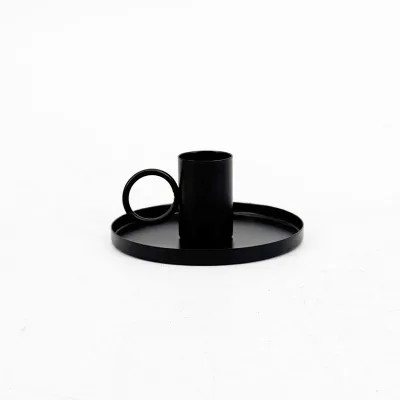 New Small Metal Tealight Holder on Table