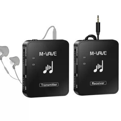 M-Vave MS-1 Monitor System M8 2.4G Wireless Noise Cancelling Stereo Stage Audio Headphones/Earphones WP-10 Receiver Cardioid