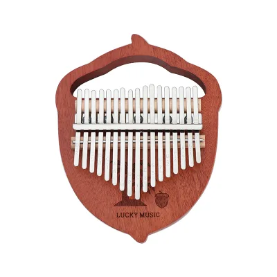 Newest Wooded Percussion Musical Instrument Okoume Thumb Finger Piano 17 Keys Kalimba