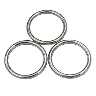 Marine Rigging Hardware Stainless Steel 316 Chain Linking Metal Welded Round Ring