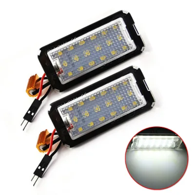 12V White LED Car Led License Number Plate LED Light for F-iat 500 F-iat 500c