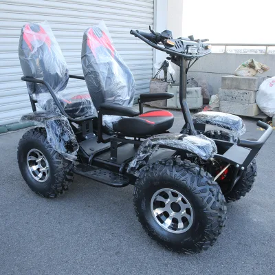 Two Passenger Electric Mobility Scooter 6000W 4WD Outdoor Scooter for Farm Mountain Beach Use