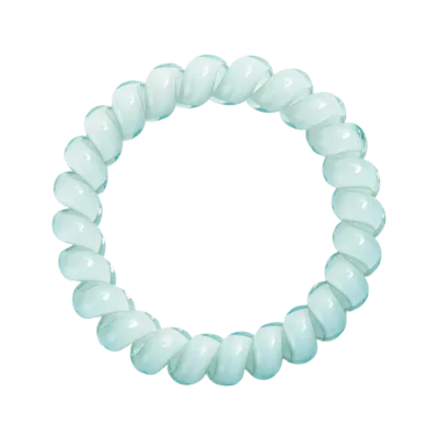 Factory Fashion High Quality Large Size Thick Spiral Rubber Telephone Phone Cord Bracelet Waterproof Hair Ties