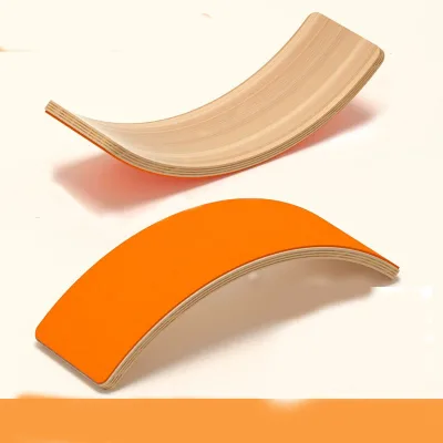 Modern Design Kids Sports Wooden Balance Board Toy Set for Home School Hotel Enhances Children's Motor Coordination Ability