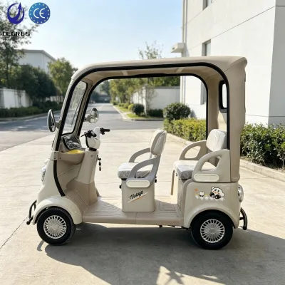 High Power Electric Motor with Shed Electric Four-wheel Vehicle for Urban Commuting, Double Row Electric Four-wheel Vehicle