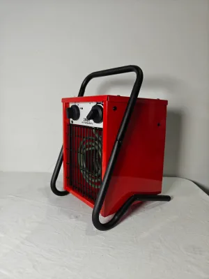 SRIDY 2KW Industrial Electrical Fan Heaters Insulated Handles for Safe Handing