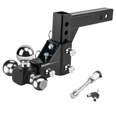 Adjustable Trailer Hitch Ball Mount Heavy Duty Truck Drop Hitch