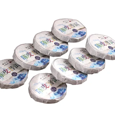 Yunnan Pu Erh Tea Loose Tea with Sweet Fragrance  Orange Peel Puer Mini Tuocha Small Cakes 250 Gram Bag Packing