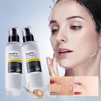 OEM Custom Logo Private Label Anti-aging Snail Mucin Toner Power Repairing Essence Hydrating Serum