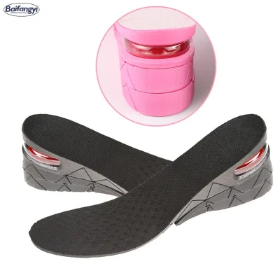 Three-Layer PVC Memory Foam Sports Insoles Full Cushion Height Increase Insole with Adjustable Height Can Be Adjusted at Will