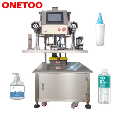 Servosystem Milk Lube Oil Plastic Bottle Sealing Machine Bottle Capping Machine