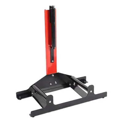 Steel Car Wheel Detailing Stand Rolling Detailing Wheel Metal Stand for Car Wheel Washing