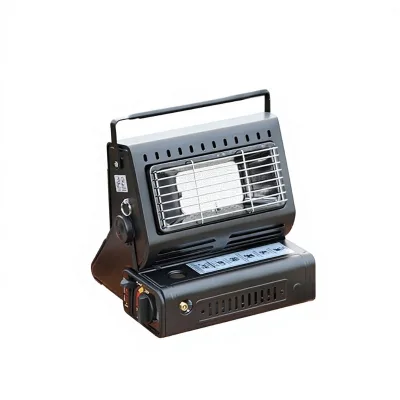 New Outdoor Propane Gas Cassette Stainless Steel Heating Stove for Picnic Camping Water Boiling Portable Handheld Dual-Use BBQ