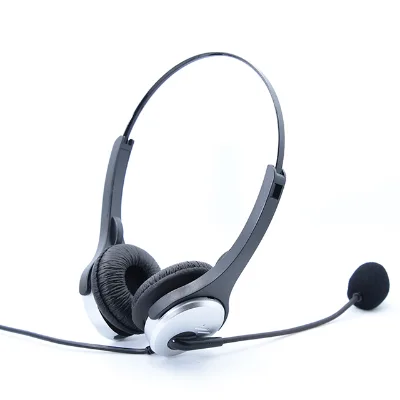 Computer Headset with Microphone . Headset Spare Part , Mic boom Assembly . Headband And Holder , Ear Cover
