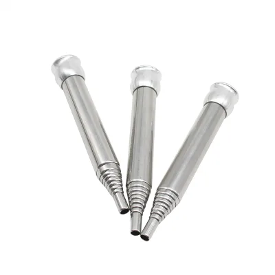 9 Layers Blow Tube Fire Tube Made of High-Quality Stainless Steel Telescopic Blow Tube with Mouthpiece