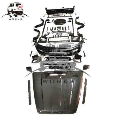 Dry Carbon Fiber Bodykit G CLASS W463A/W464 G500 G63 to 2021 Shark Style Body Parts Automobile Parts High Quality