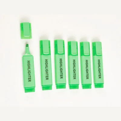 Muti Color Non-toxic Children Highlighter Pen Set Highlighter Marker Pens Custom