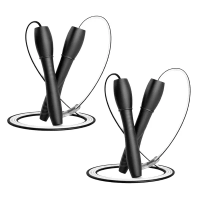 Boldfit Unisex Adjustable Length Speed Jump Rope-Plastic Material Pack of 2 for Gym Exercise & Fitness