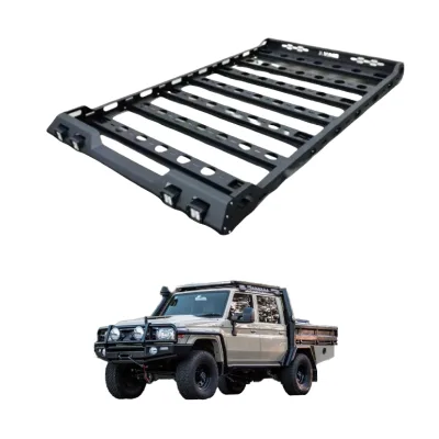 Universal Off-Road Vehicle Roof Platform Punch-Free Installation of Steel Load-Bearing Platform