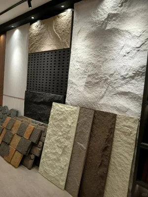 Durable Big Slab PU Stone Panel Modern Anti-Bacterial Interior Wall Sheet for Wall