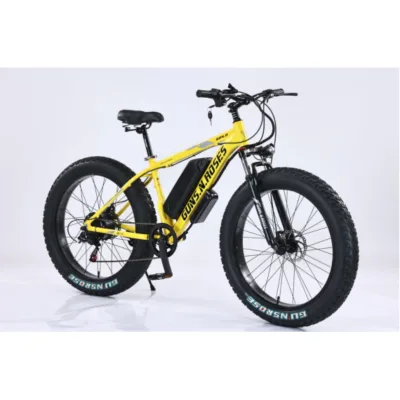 Adult Snow Electric Bike 7/21 Speed Aluminum Frame Lithium Battery Black Yellow Orange Grey