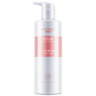 250ml Beauty Personal Care Face Body Cleansing Scrub Gel  Natural Milk Private Label Face Scrub