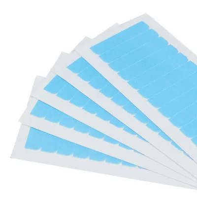 Sticky&Waterproof Replacement Tape for Tape Ins Hair Extension Blue Replacement Tape Blue Without Hair