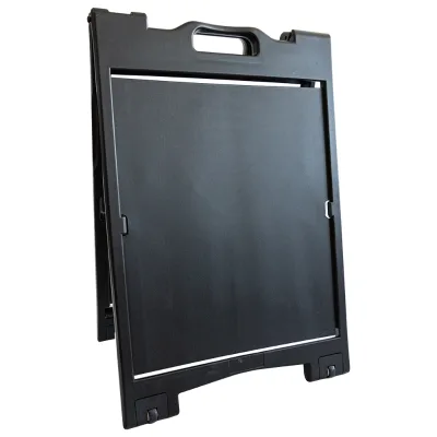 Road Safety A-Frame Sign Stand Corrugated Board Sandwich Board with Optional Wheels Portable Traffic Warning Sign Holder