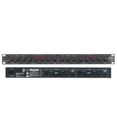 166xl Professional Compressor Limiter High-precision Anti-whistling Dual-channel Digital Audio Processor for Stage Sound System