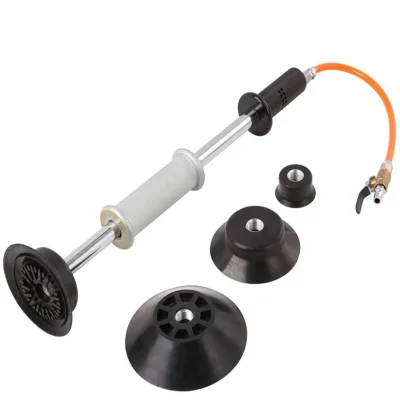 For Heavy Duty Portable Air Hose Pneumatic Dent Puller 3 PCS Suction Pad High Carbon Steel 12-Month Warranty Car Body Repair