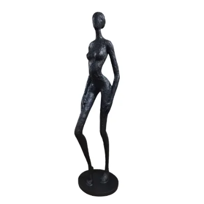 Nordic Luxury Art Bedroom Standing Luxury Decoration Light Resin Hotel Home Sculpture Led for Living Room