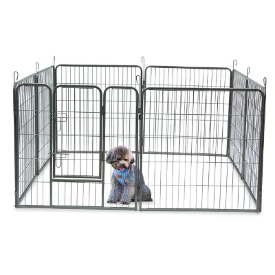 Cheap Portable Petsmart Metal Dog Fences PVC Coated Eco-Friendly Durable South Africa