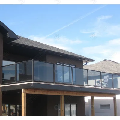 Prima Modern Black Powder-Coated Aluminum Railings for Balconies, Decks, Staircases and Patios