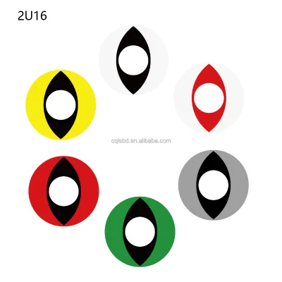 High Quality Japanese Anime Inspired Halloween Cosplay Contact Lenses Limited Edition Mysterious Colors Soft Monthly High
