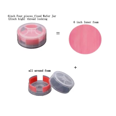 Custom Size Pink Anti-static PE Foam Pad ESD Protective Cushion for Silicon Wafer Transport and Turnover