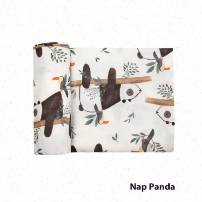 2-Layer Bamboo Cotton Multifunctional Gauze Towel for Summer Swaddling and Sunshade for Children Newborns Perfect Baby Blanket