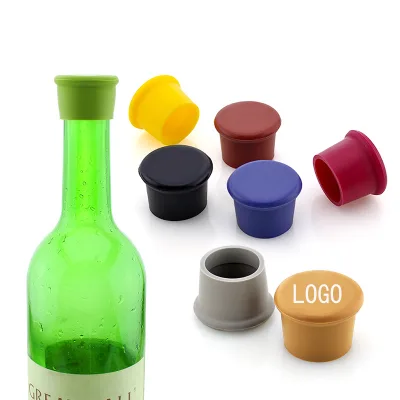 Reusable Silicone Bottle Stoppers Wine Bottle Caps Assorted Colors for Keep Fresh and Secure for Wine Beer Champagne Alcohol