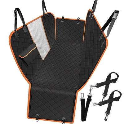 Universal Waterproof 600D Oxford Fabric Car Interior Accessories Pet Seat Cover With Pet Leash