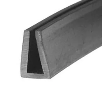 EPDM Rubber Protective Strips Rubber U Profile Edge Protector for Glass