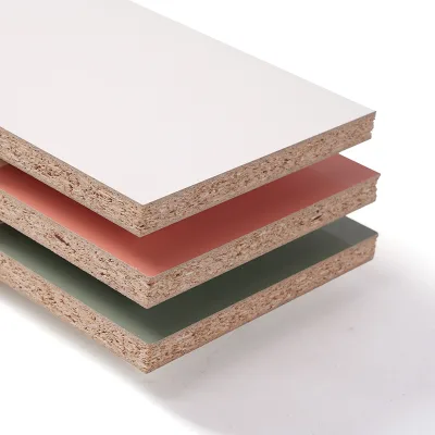 Low Priced 4x8 HMR Chipboard Sheets 16mm-28mm Melamine Green Laminated Flakeboards Water Resistant and Durable