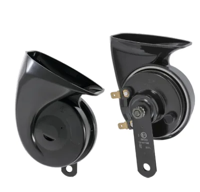 118dB Sound Level 12V Dual Tone Car Horn ABS Waterproof Snail Alert Siren Kit 3-Way Coaxial Audio Copper Wire Air Vehicle Horn