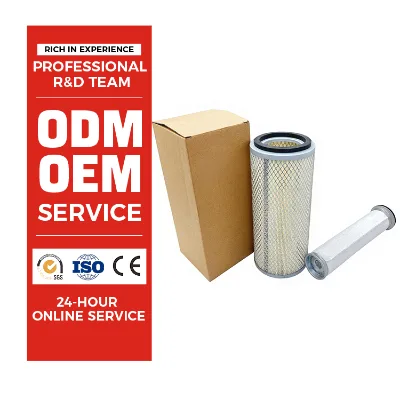 High Efficiency Engine Air Filter Set K1228 Replacement for Forklift Small Construction Machinery Engine Air Intake System
