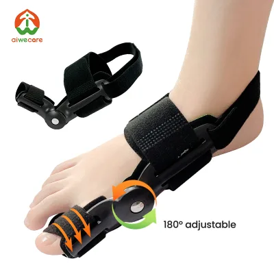 Aiwecare Bunion Corrector Hallux Valgus Flexible Brace Adjustable Toe Splint for Men Women Foot Pain Relief