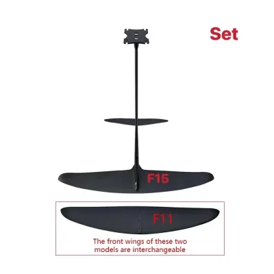 3K Carbon Fiber Hydrofoil Set Wing Foil Hydro Foil Surfing With 2 Replaceable Front Wings F11 F15 Kitewing Windsurfing
