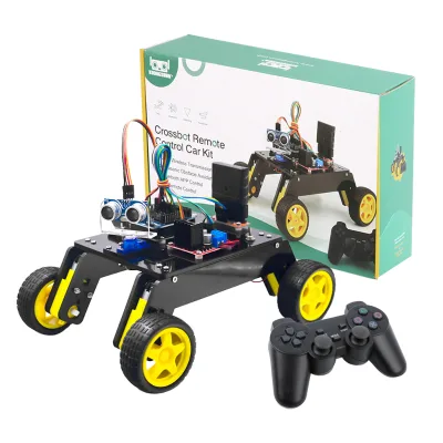 OEM/ODM LCD Screen Display Robotic Controllers Remote Control Car DIY Smart Robot Car Kit Compatible with Arduino IDE