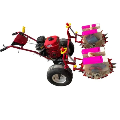 Hand-pushed Seeder Integrated Seed and Fertilizer Precision Planter for Corn, Peanut, Soybean, Cotton
